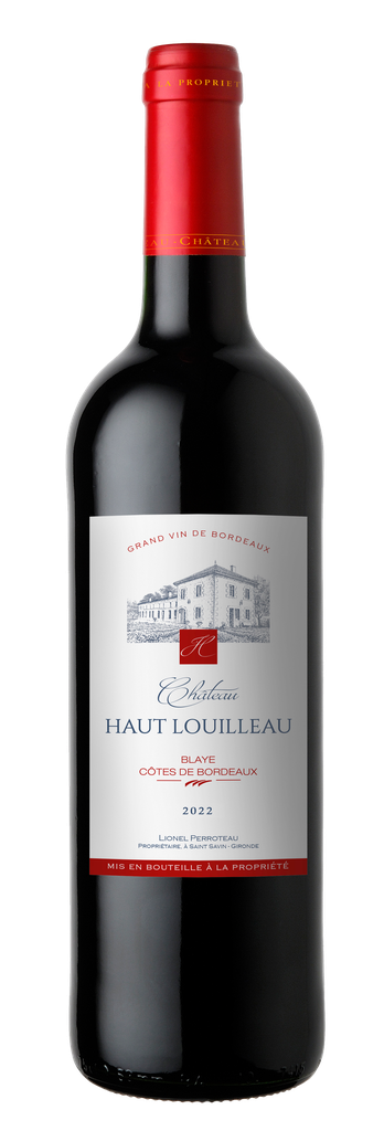 CHÂTEAU HAUT Louilleau 2022 Blaye Côtes de Bordeaux AOP Rouge 75 cl