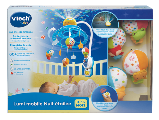 [3417761810057] VTECH Mobile Lumi Nuit Étoilée avec Télécommande