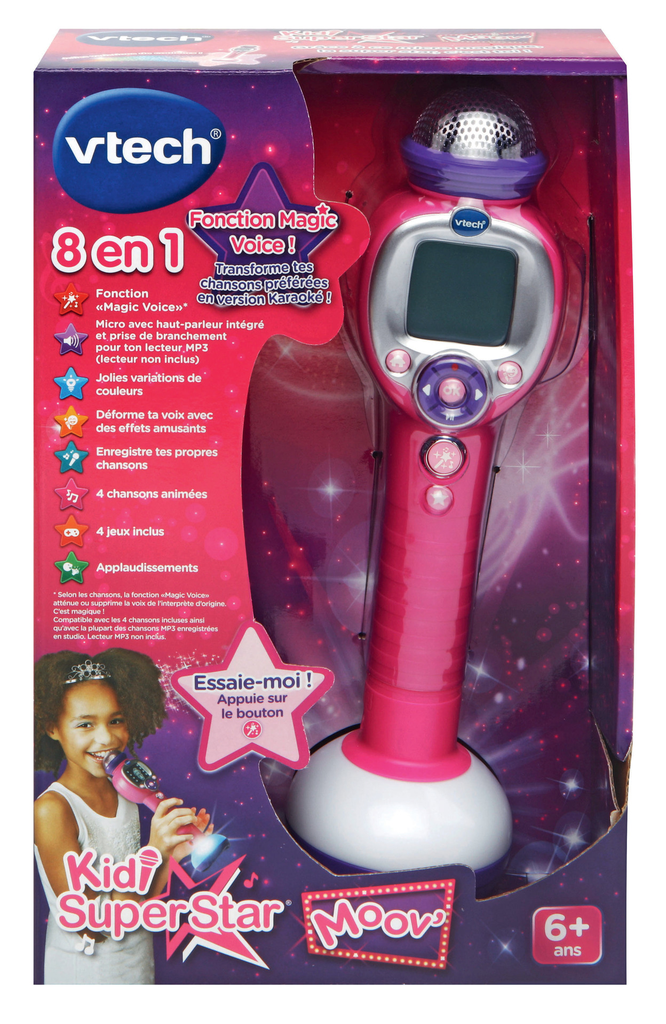 VTECH Kidi Superstar Moov' o microfone