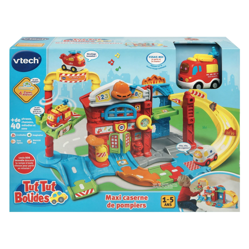 [3417765039058] VTECH Tut Tut Bolides Maxi Fire Station la boîte