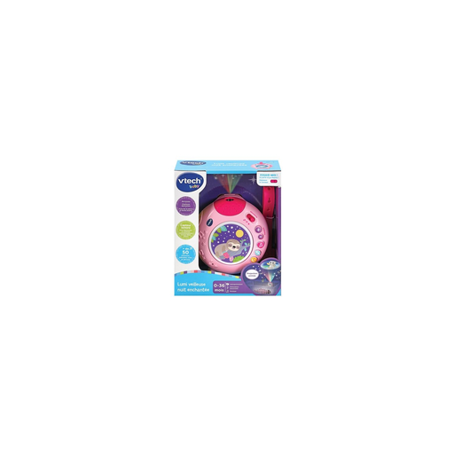 [3417765403552] VTECH Veilleuse Lumi Nuit Enchantée Rose