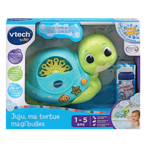 [3417765608056] VTECH Juju ma tortue magi bulles el juguete