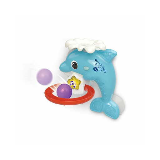 [3417765680229] VTECH Bath Toy Dolphin 25 X 9 X 24cm