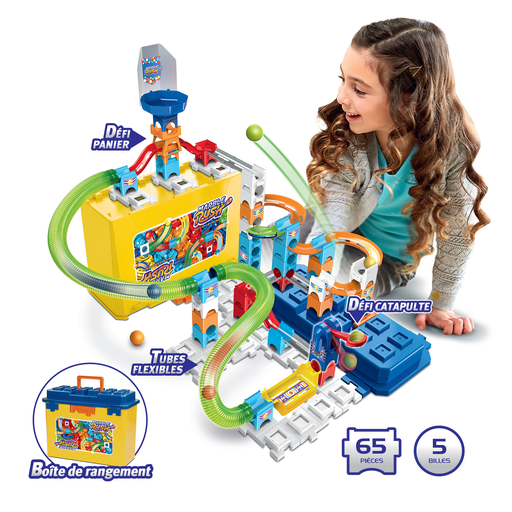 [3417765717055] VTECH Marble Rush Build Et Store Box 4+ Years