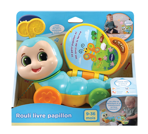 [3417766134059] VTECH Livro Rouli Livre papillon 1 unidade