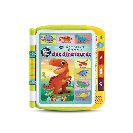 [3417766192059] VTECH Le grand livre interactif des dinosaures, la boite