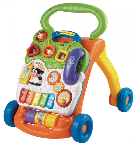 [3417768770057] VTECH 2-in-1 Talking Walker Orange