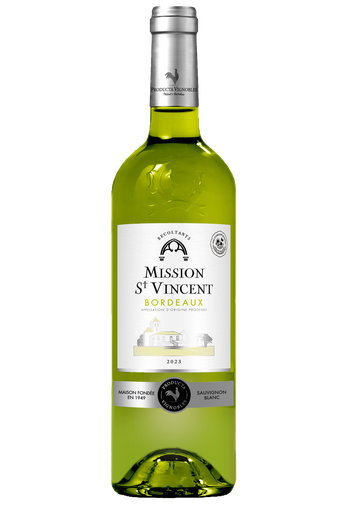 [3423290191758] MISSION SAINT VINCENT Bordeaux Blanc AOP Dry White Wine 0.75 cl