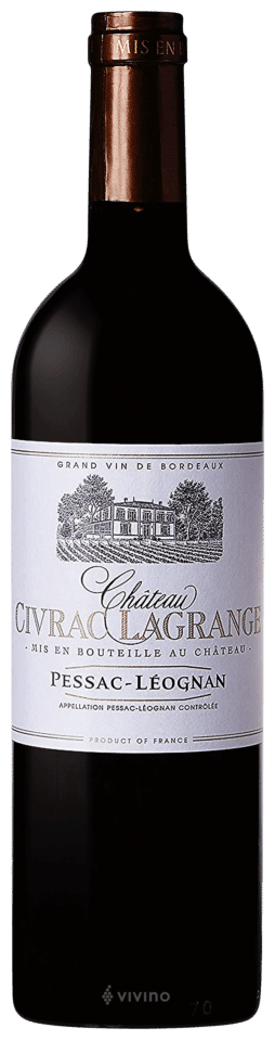 LAGRANGE Château Civrac 2022 Pessac-Léognan AOP Rouge 75 cl