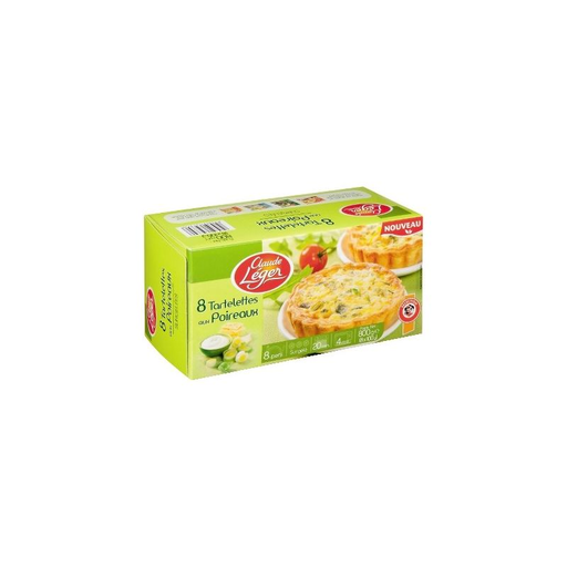 [3250391343706] MONIQUE RANOU Tartaletas de puerros con nata y emmental 800 g