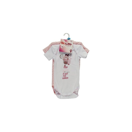[3250391344666] POMMETTE Lot de 2 Bodies Fille USMC 36M