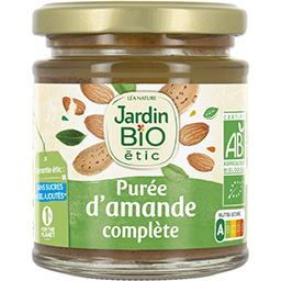 [3456300011500] JARDIN BIO Purée d'amandes complètes BIO 170 g