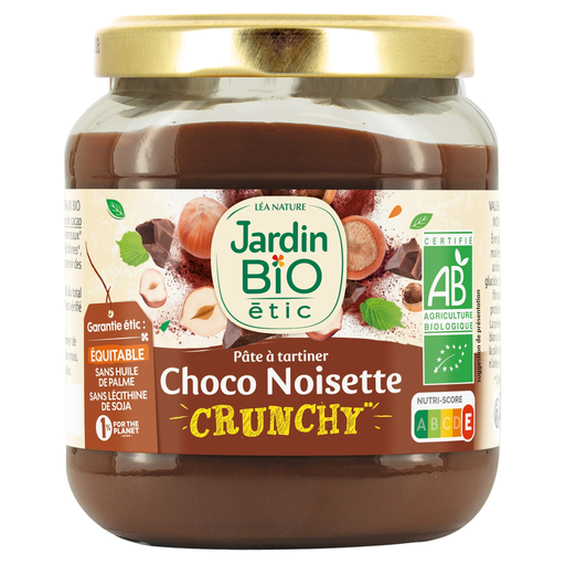 [3456300011524] JARDIN BIO ETIC Pâte à Tartiner Chocolat Noisettes Bio 350 g