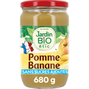 JARDIN BIO Dessert fruitier purée de pommes/banane bio 680 g
