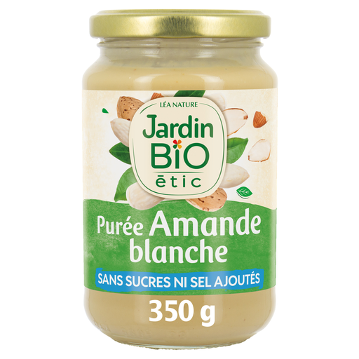 [3456300021127] JARDIN BIO Purée d'amande blanche bio 350 g