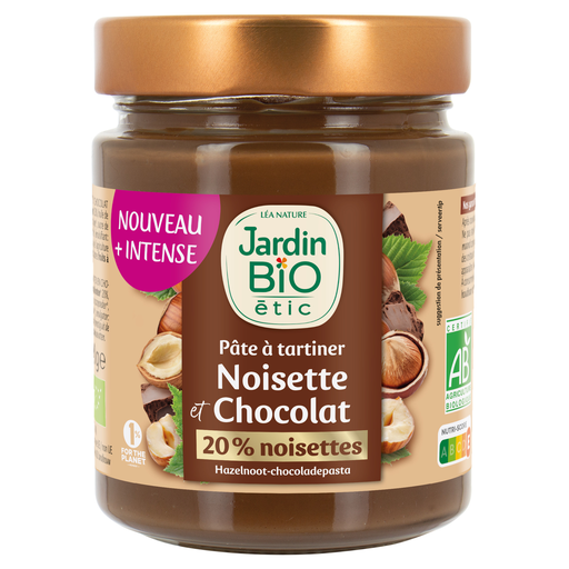 [3456300022247] JARDIN BIO Pâte à tartiner à la noisette et chocolat 300 g