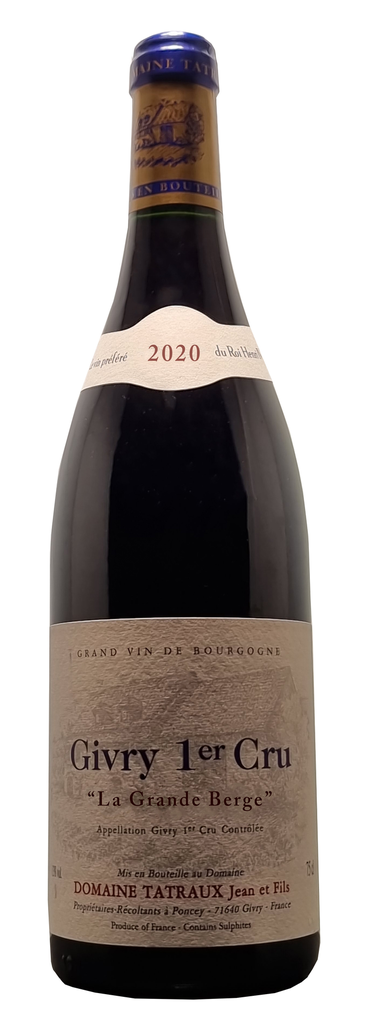 DOMAINE TATRAUX La Grande Berge 2020 Givry 1er Cru AOP Tinto 75 cl