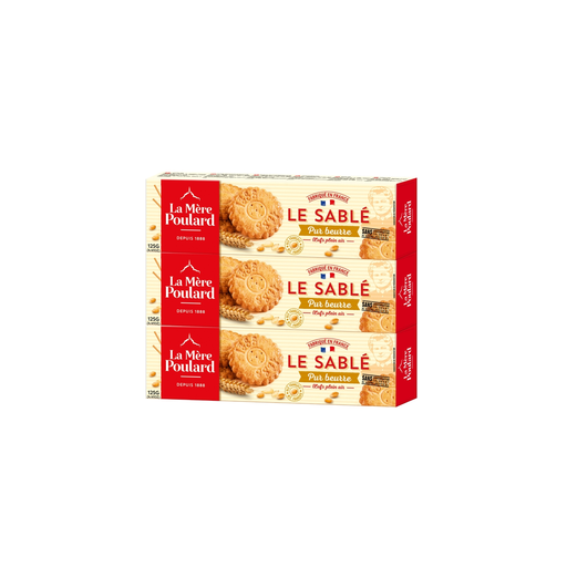 [3472860031055] LA MERE POULARD Galettes Biscuits Sablés du Mont St Michel 3 x 125 g