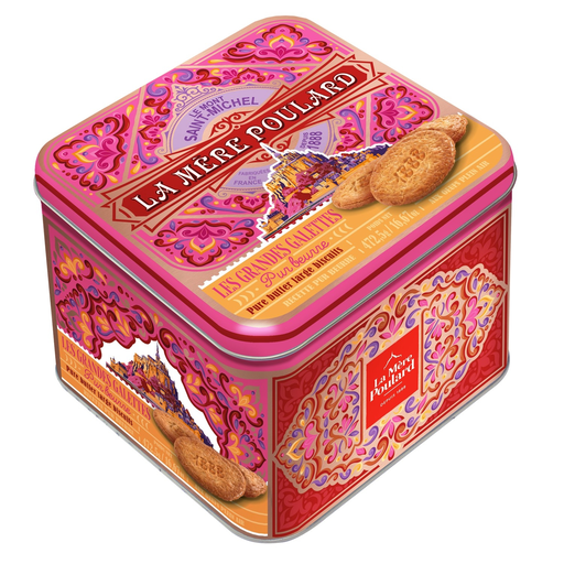 [3472860408048] LA MERE POULARD Grandes Galettes Caixa Metálica 472 g