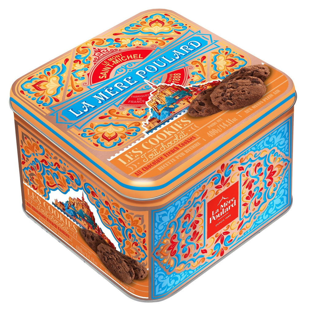 LA MERE POULARD Coffret fer cookies tout chocolat 400 g