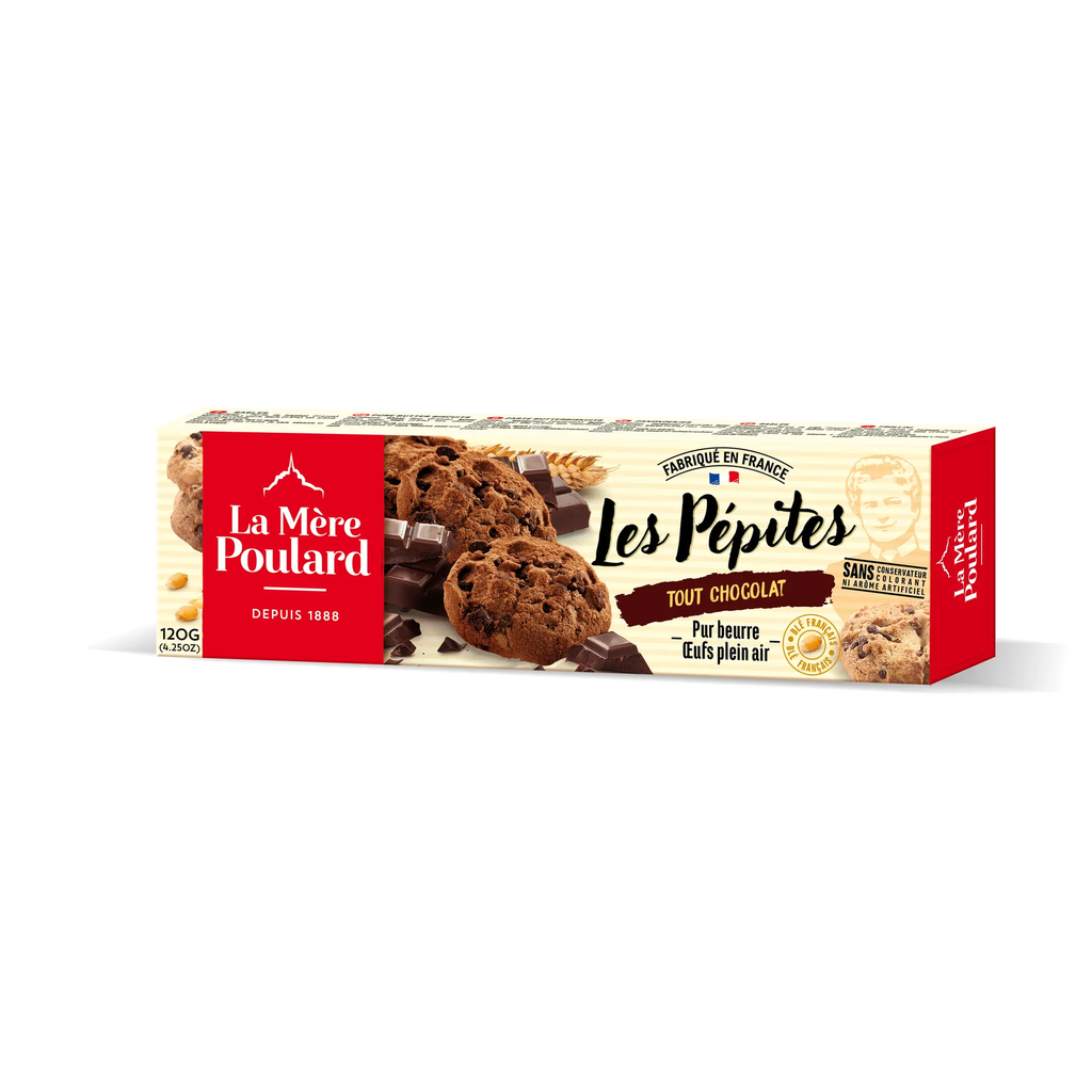 LA MERE POULARD Cookies Pépites de Chocolat Pur Beurre 120 g