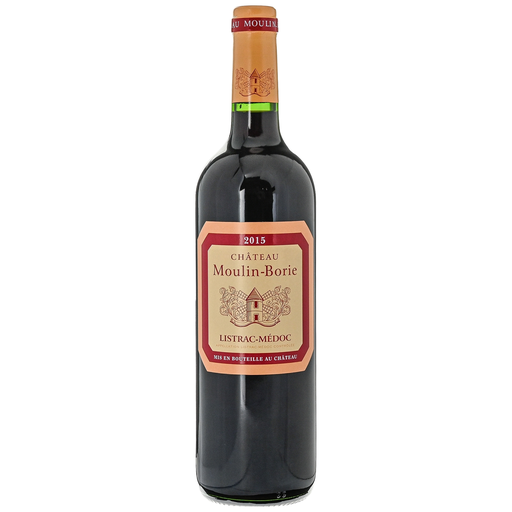 [3479650000109] Château Moulin-borie 2015 Listrac-médoc Vinho Tinto De Bordéus 0,75 cl