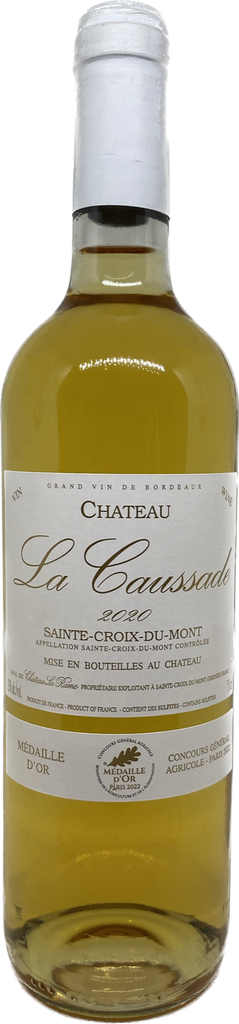 CHÂTEAU LA CAUSSADE Sainte-Croix-du-Mont AOP Blanc Moelleux 75 cl