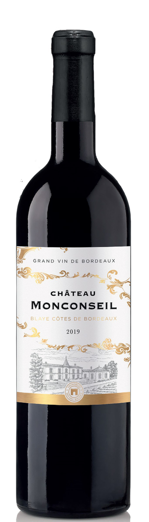CHATEAU MONCONSEIL Blaye Côtes de Bordeaux AOP Red Wine 75 cl