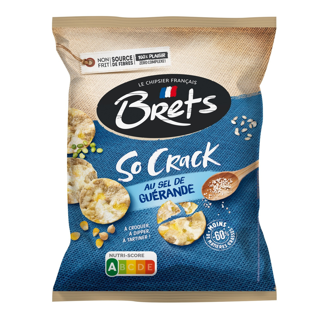 BRETS So'Crack salted biscuit with Guérande salt 70 g