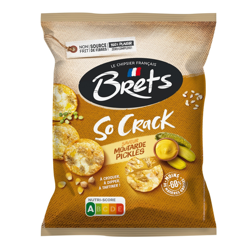[3497917003212] BRETS Biscuit salé So'Crack Moutarde Pickles 70 g