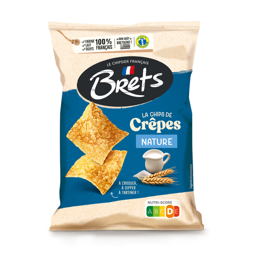 [3497917004288] BRETS Crepe Chips Nature 100 g