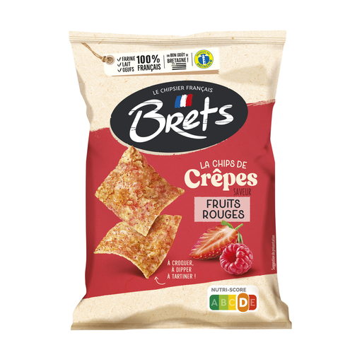 [3497917004295] BRETS Chips De Crêpes Saveur Fruits Rouges 120 g