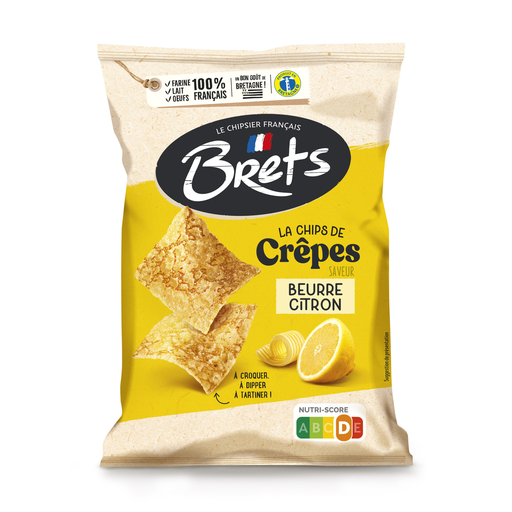 [3497917004301] BRETS Chips de crepes sabor manteiga limão 100 g