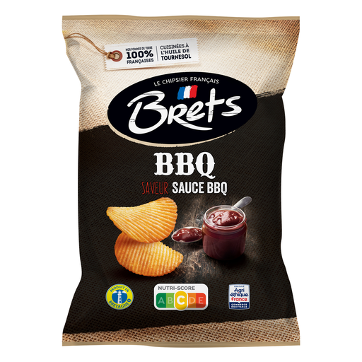 [3497917004325] BRETS BBQ Flavoured Potato Chips 125 g