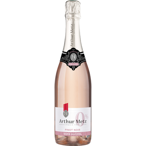 [3500610158162] ARTHUR METZ Pinot Noir Rosé Non-Alcoholic Sparkling Wine 75 cl