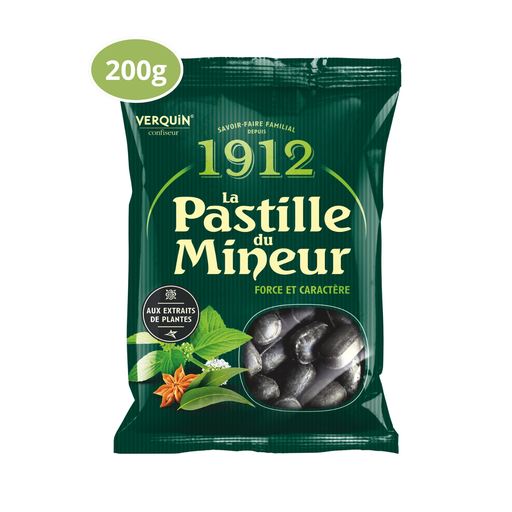 [3501275010413] VERQUIN 1912 Pastille du Mineur bonbons aux extraits de plantes 200 g