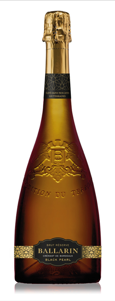 BALLARIN BLACK PEARL Crémant de Bordeaux AOP Brut Blanc de Noirs 75 cl