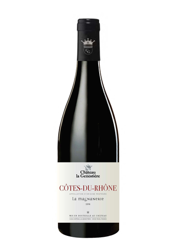 [3508924201215] LA MAGNANERIE Château La Genestière 2020 Côtes du Rhône AOP Red Wine 75 cl