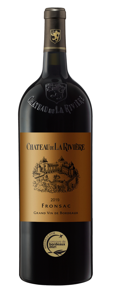 MAGNUM Château de La Rivière, 2019 Fronsac AOP Tinto 1,5 L