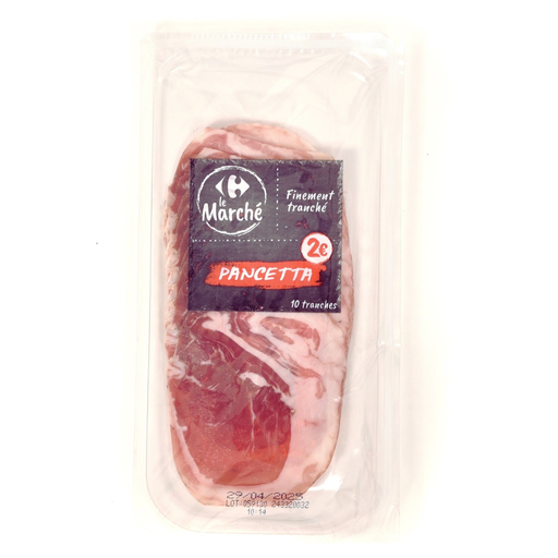 [3523680441156] CARREFOUR Sliced Pancetta 75 g