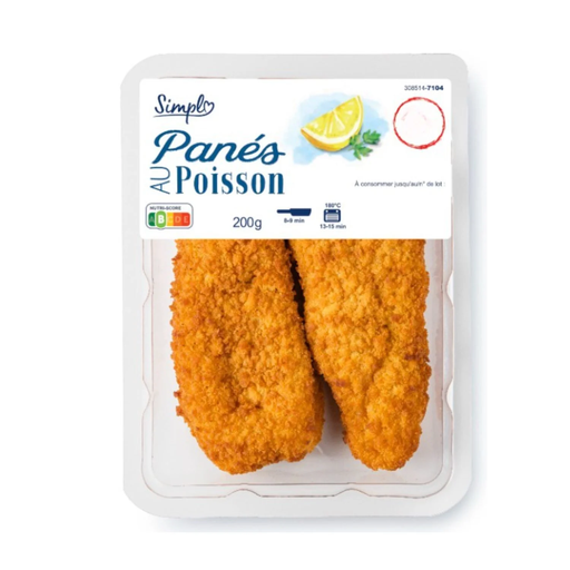 [3523680481244] SIMPL Fish Breaded Portions 200 g