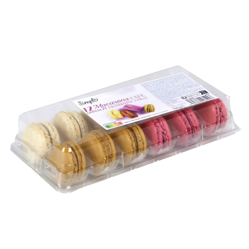 [3523680483323] SIMPL Macarons Sabores Sortidos 145 g