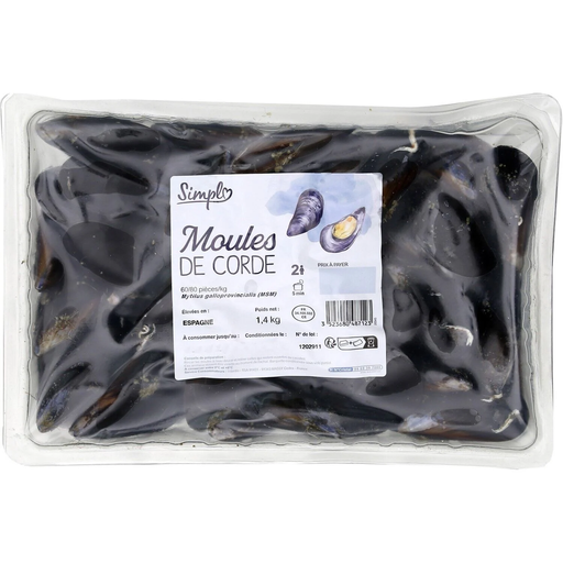 [3523680487123] SIMPL Rope Mussels 1.4 kg