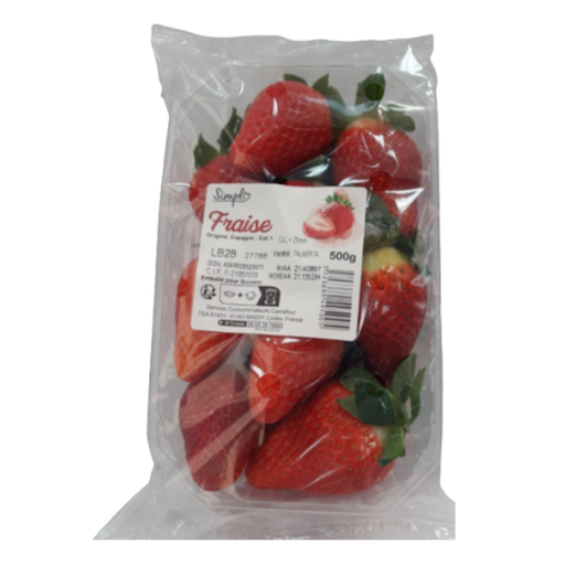 [3523680495005] SIMPL Strawberries 500 g