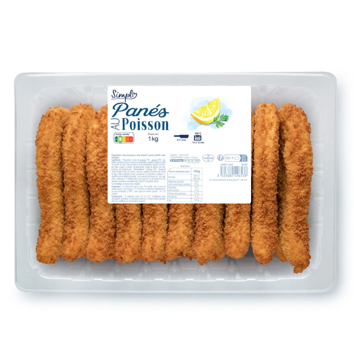 [3523680496538] SIMPL Fish Fingers 1 kg