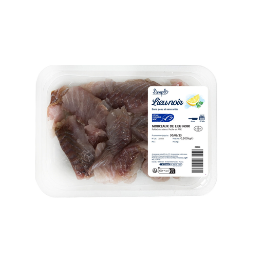 [3523680501836] SIMPL Saithe Pieces 500 g