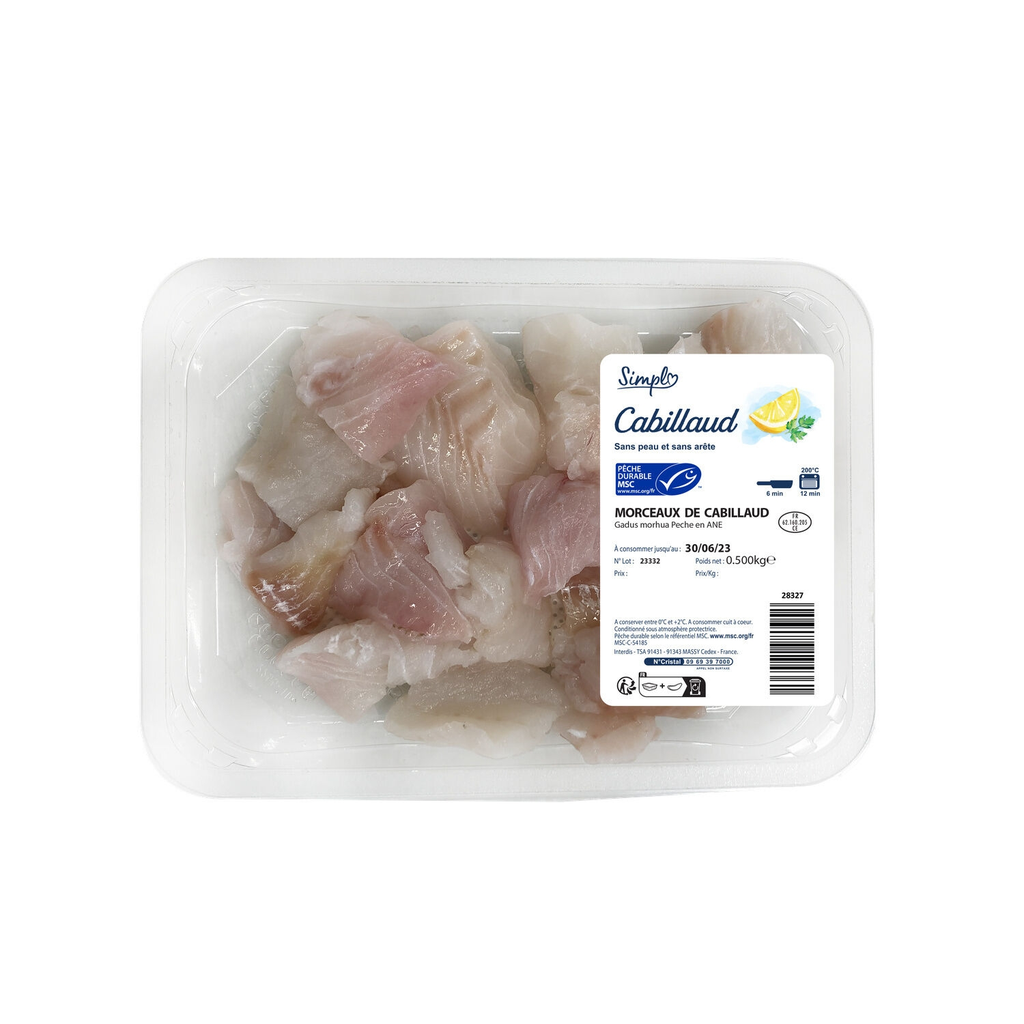 SIMPL Pedaços de Bacalhau 500 g