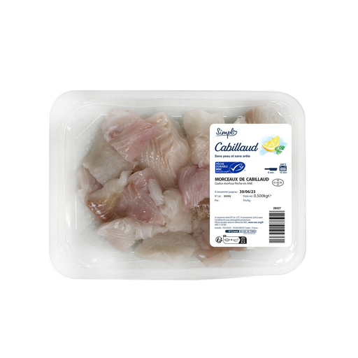 [3523680501843] SIMPL Pedaços de Bacalhau 500 g