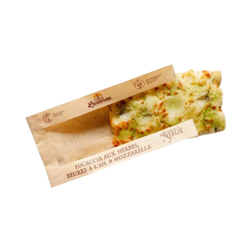 [3523680510395] CARREFOUR Focaccia Poivrons Mozzarella 150g