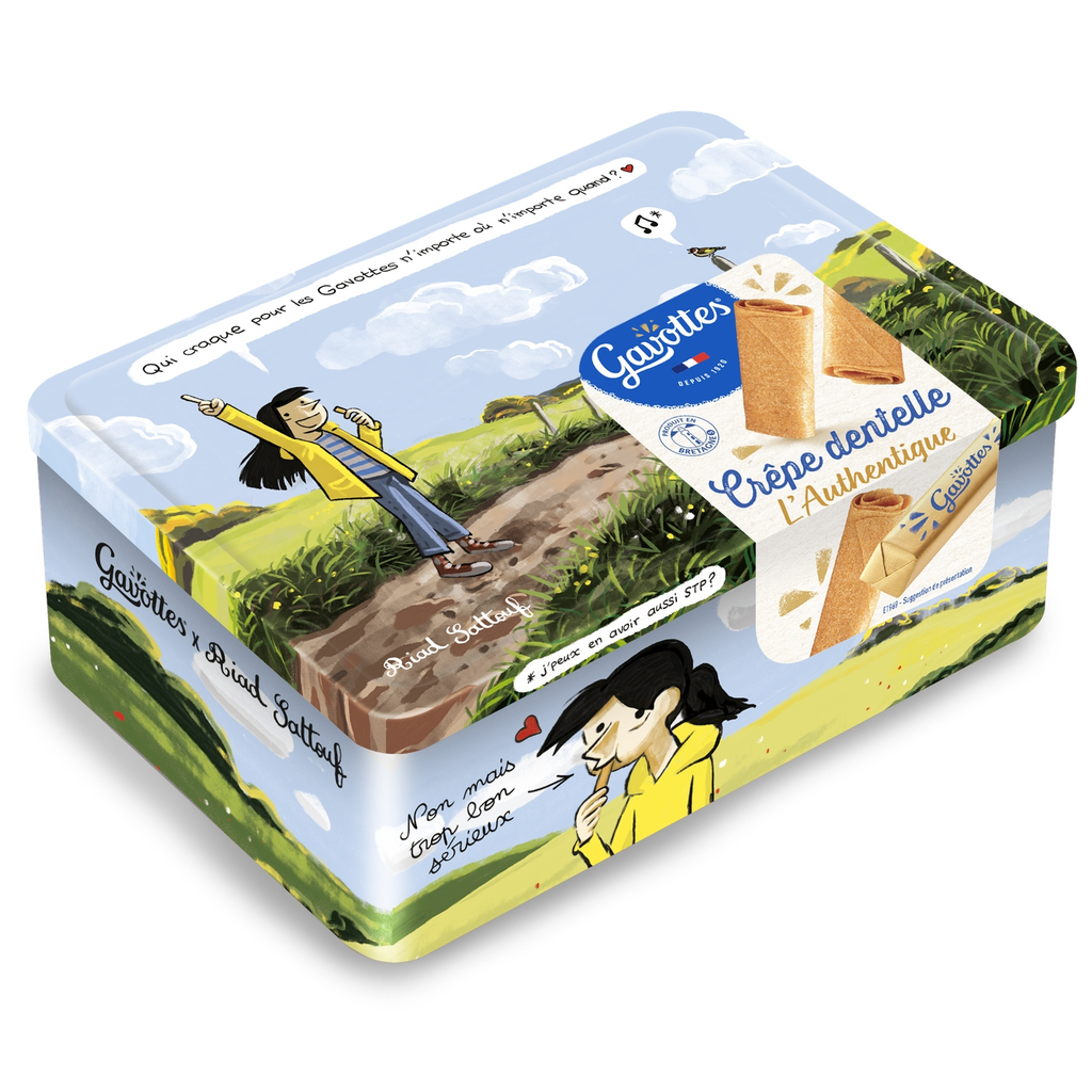 GAVOTTES Bolachas crepes dentelle naturais 40 crepes 200 g